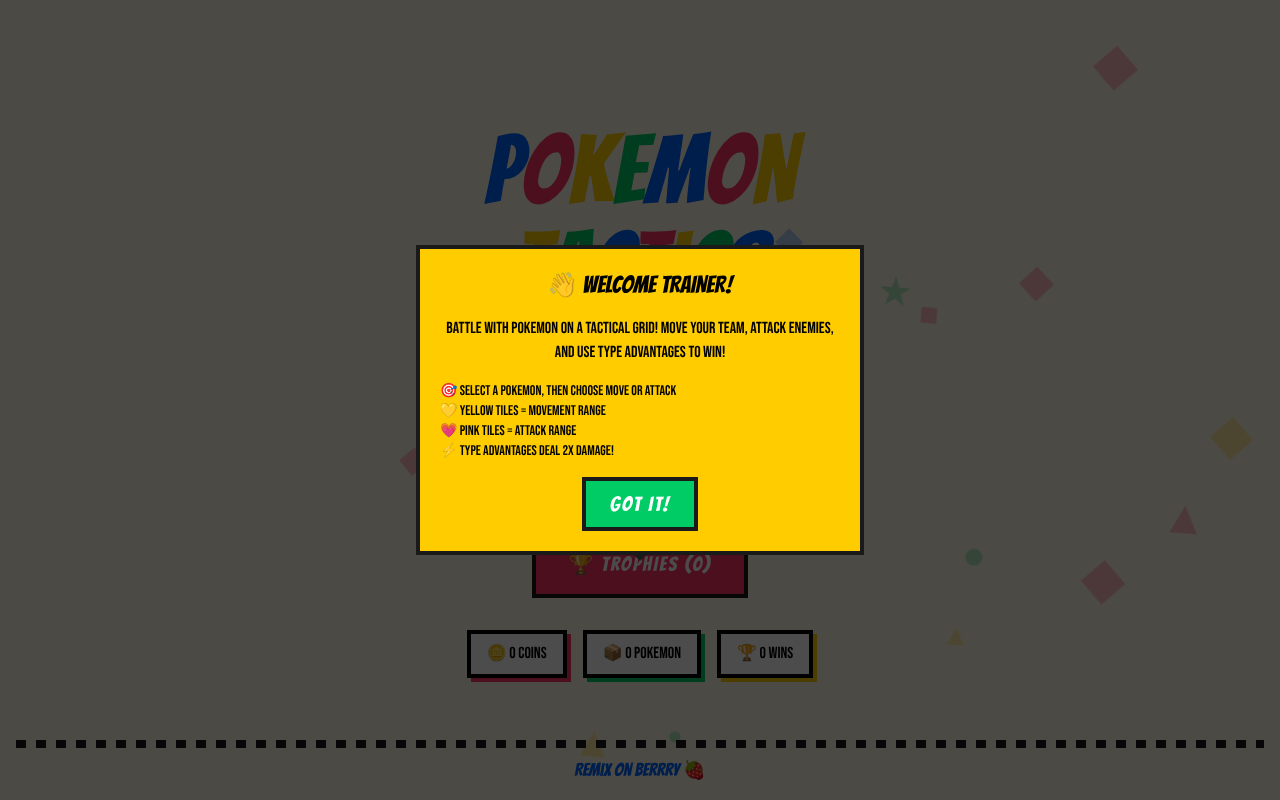 pokemontactics app