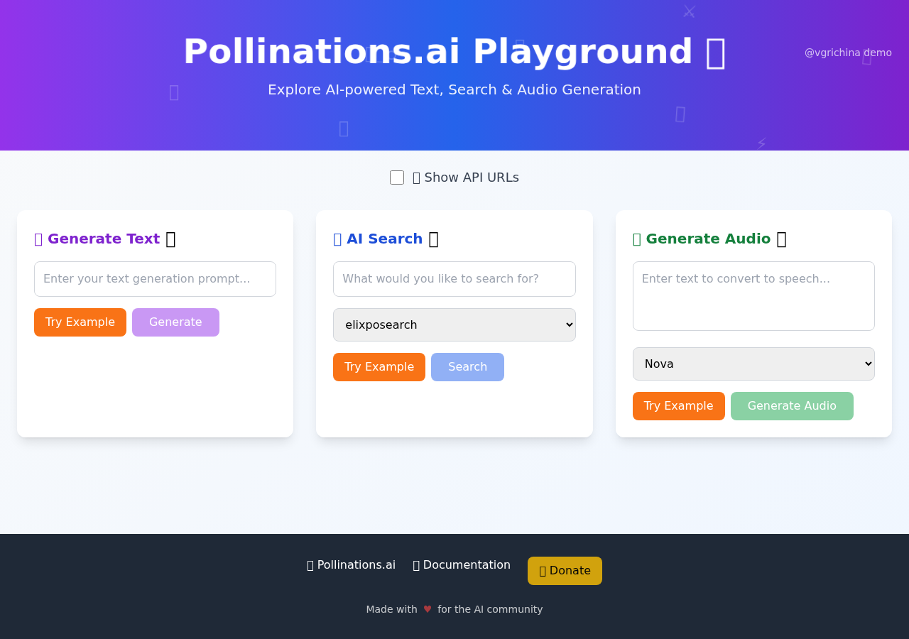 pollinationsai app