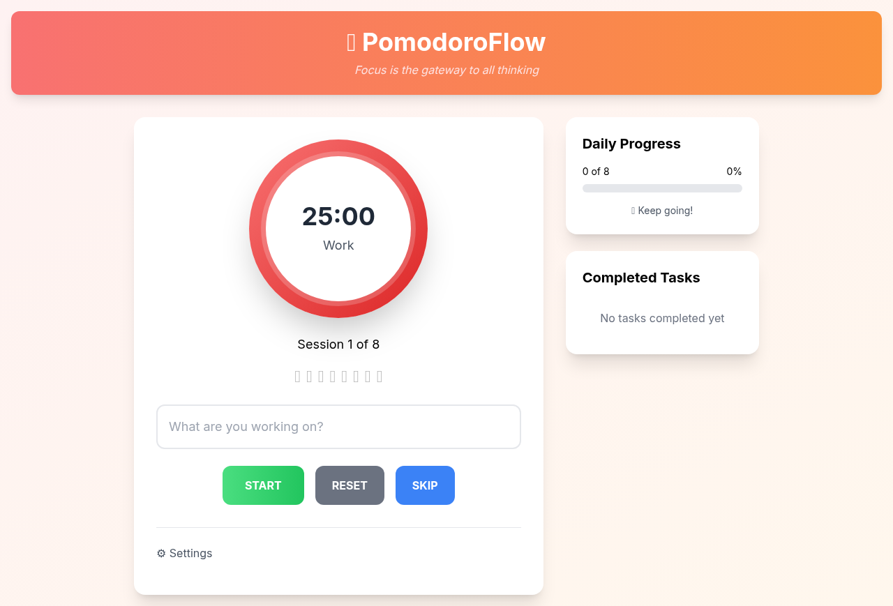 pomodoroflow app