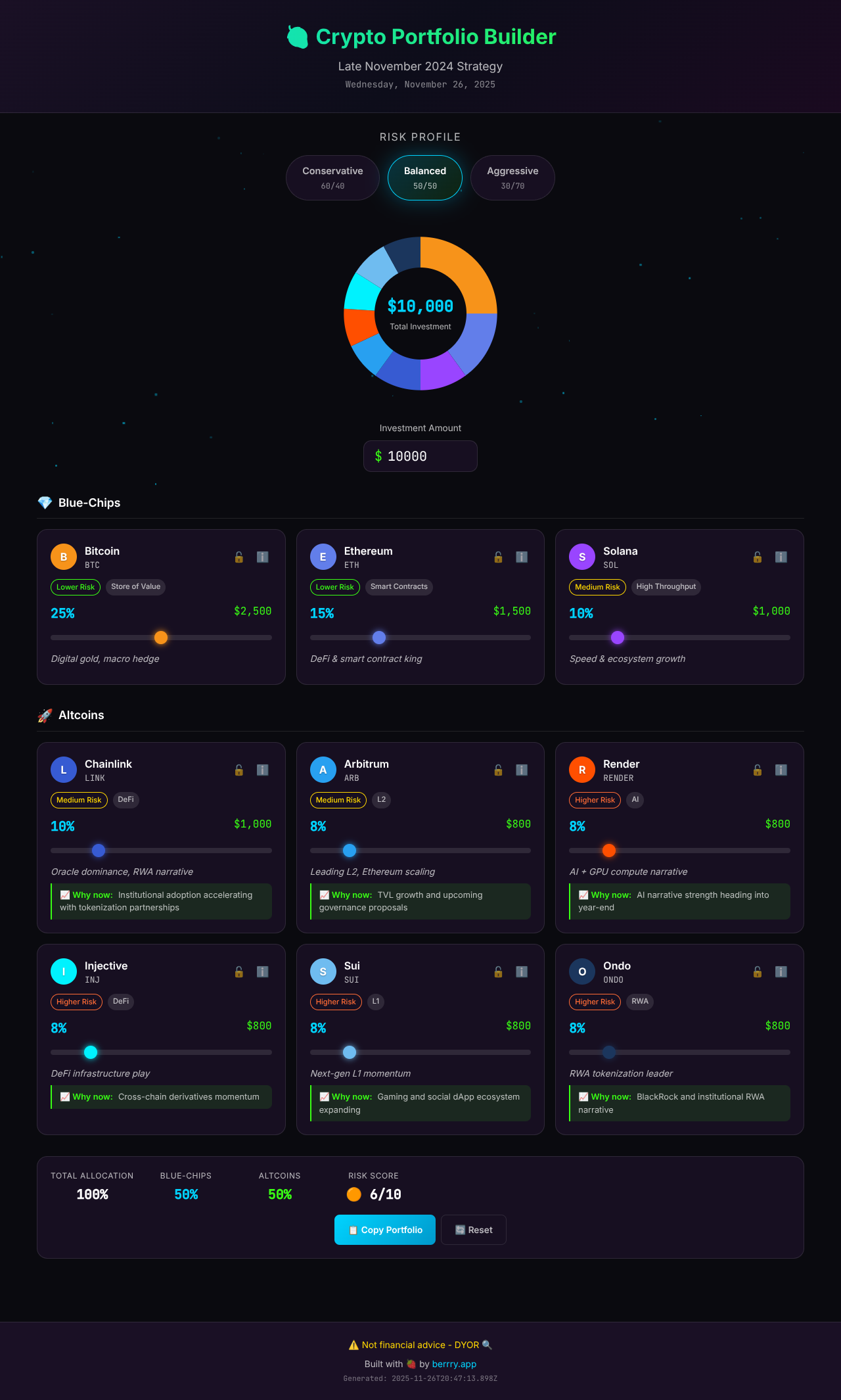 portfoliobuilder app