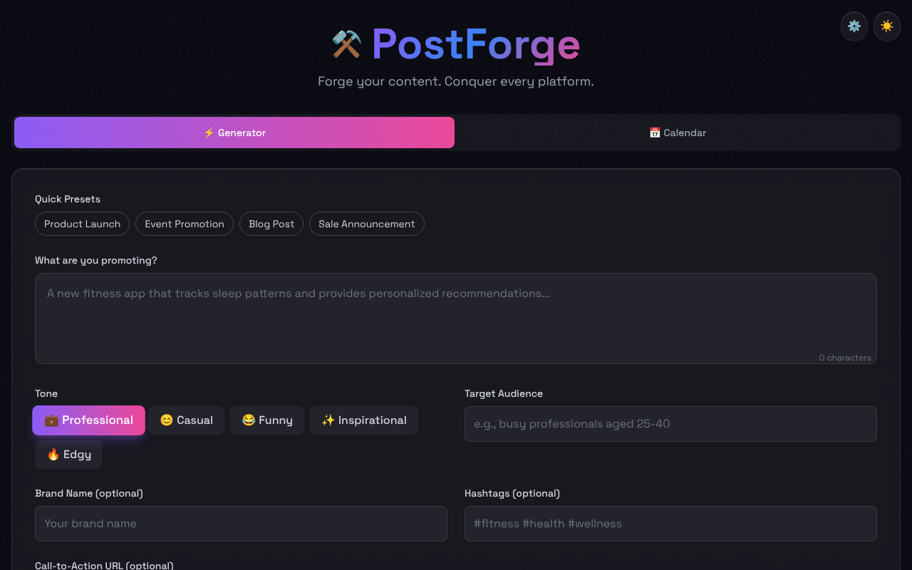 postforge app