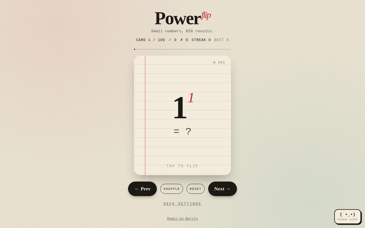 power-flip-exponent app