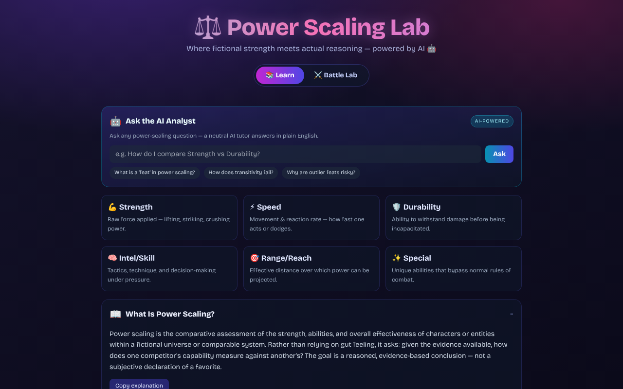 power-scaling-analyzer app