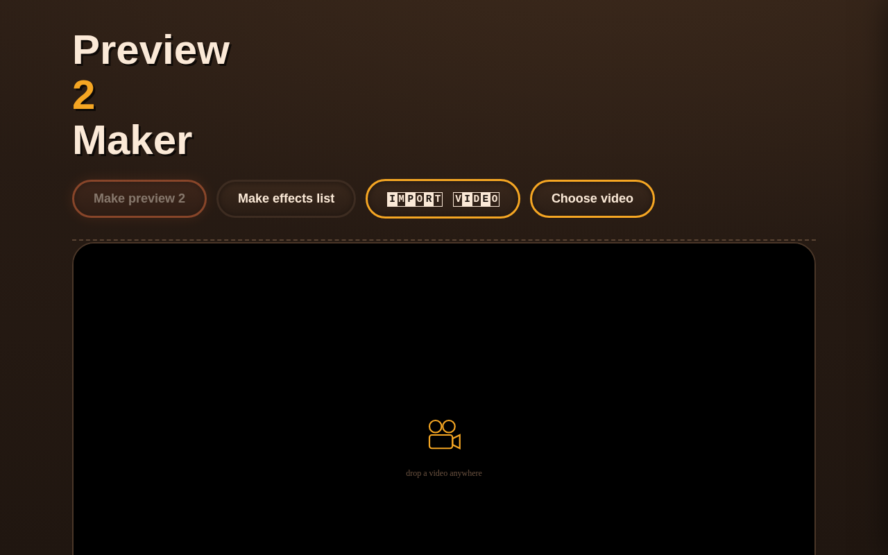 Preview 2 Maker screenshot