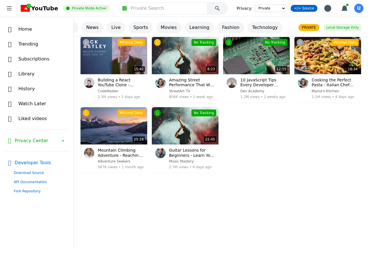 privacytube app