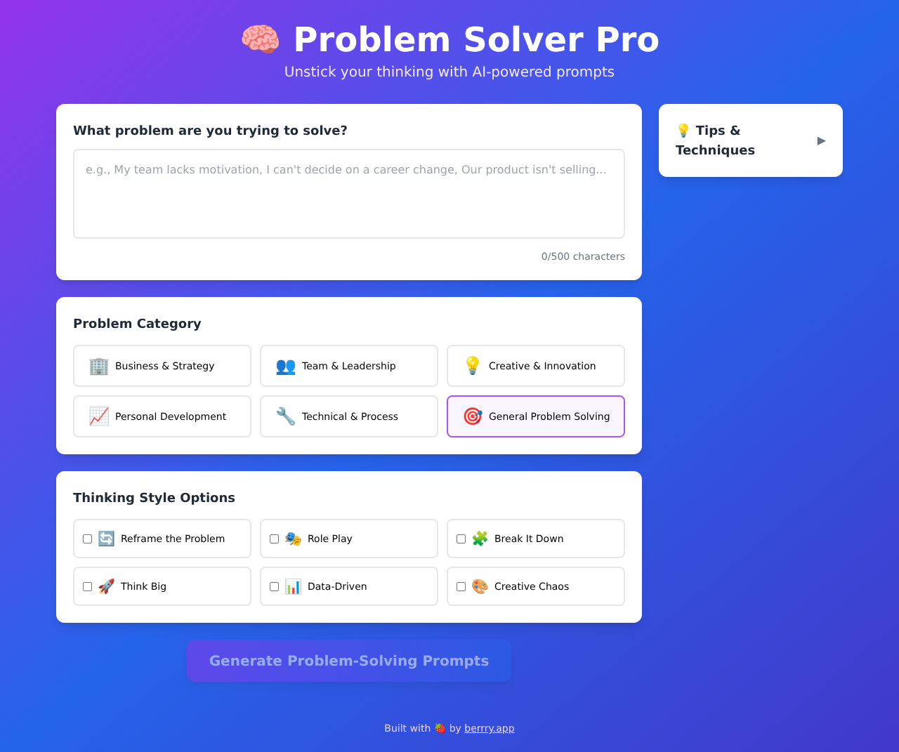 problemsolver app