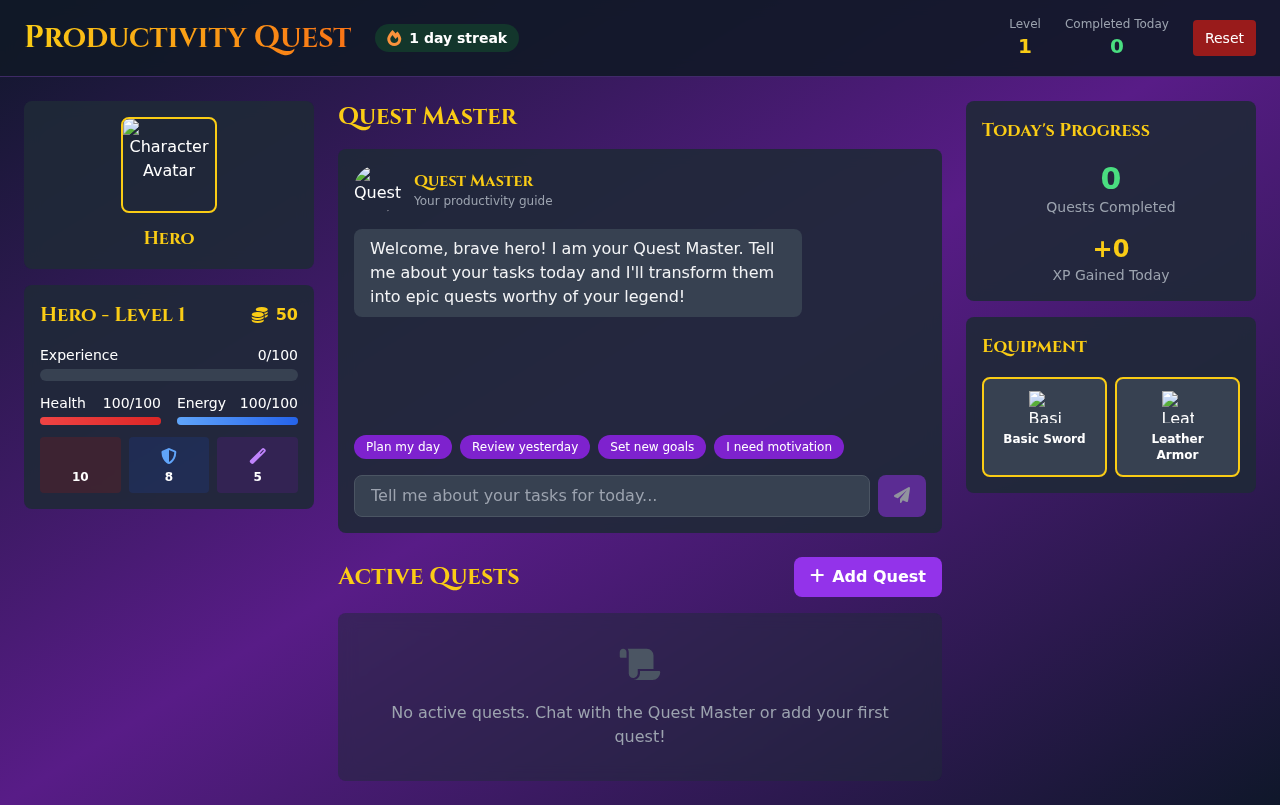 productivityquest app