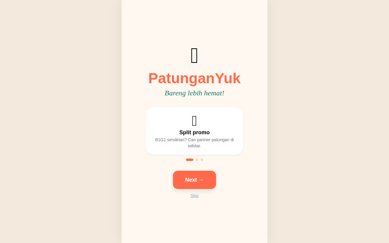 PatunganYuk screenshot