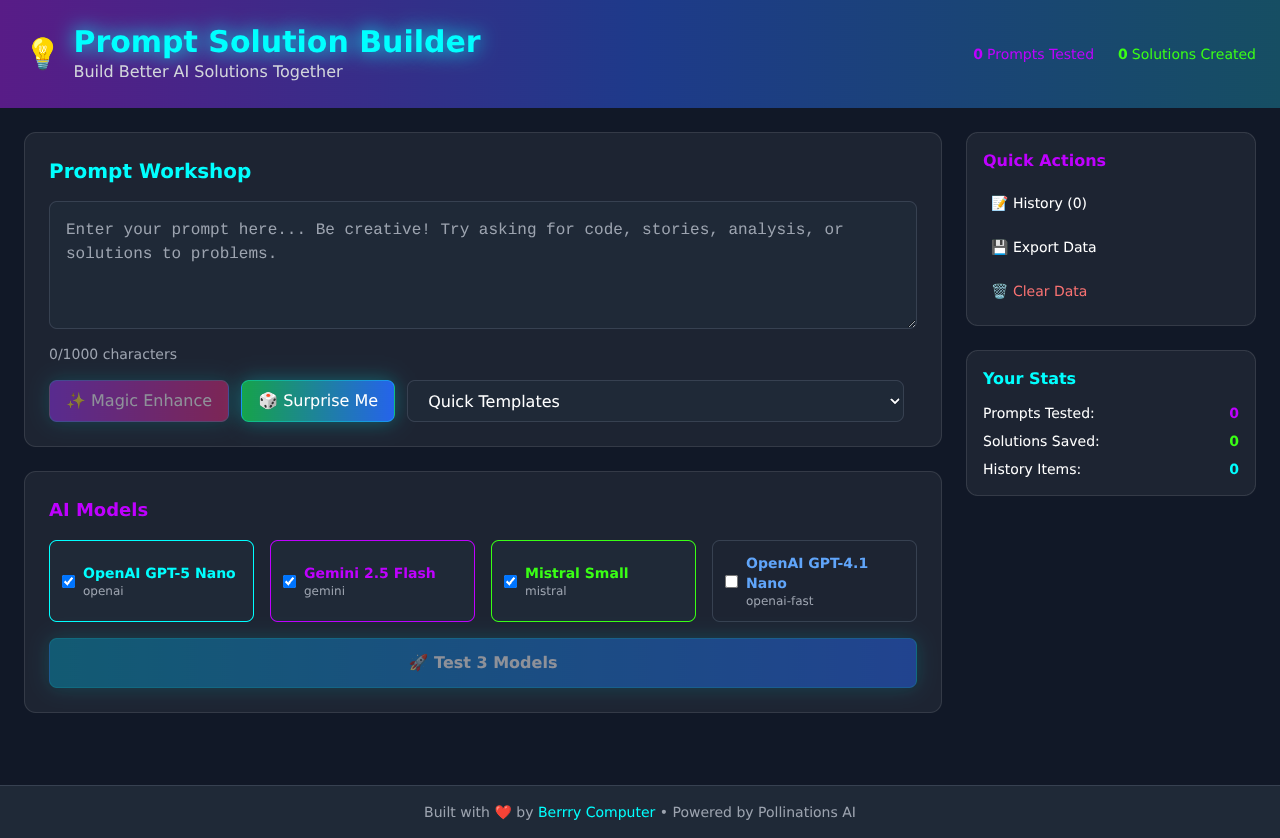promptbuilder app