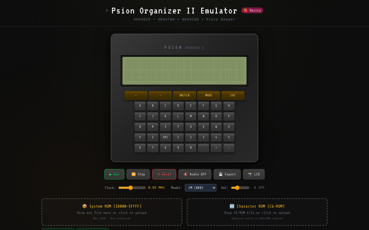 psion-emulator app