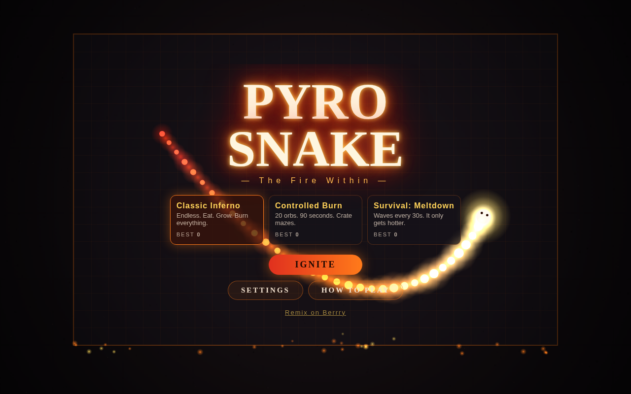 Pyro Snake screenshot