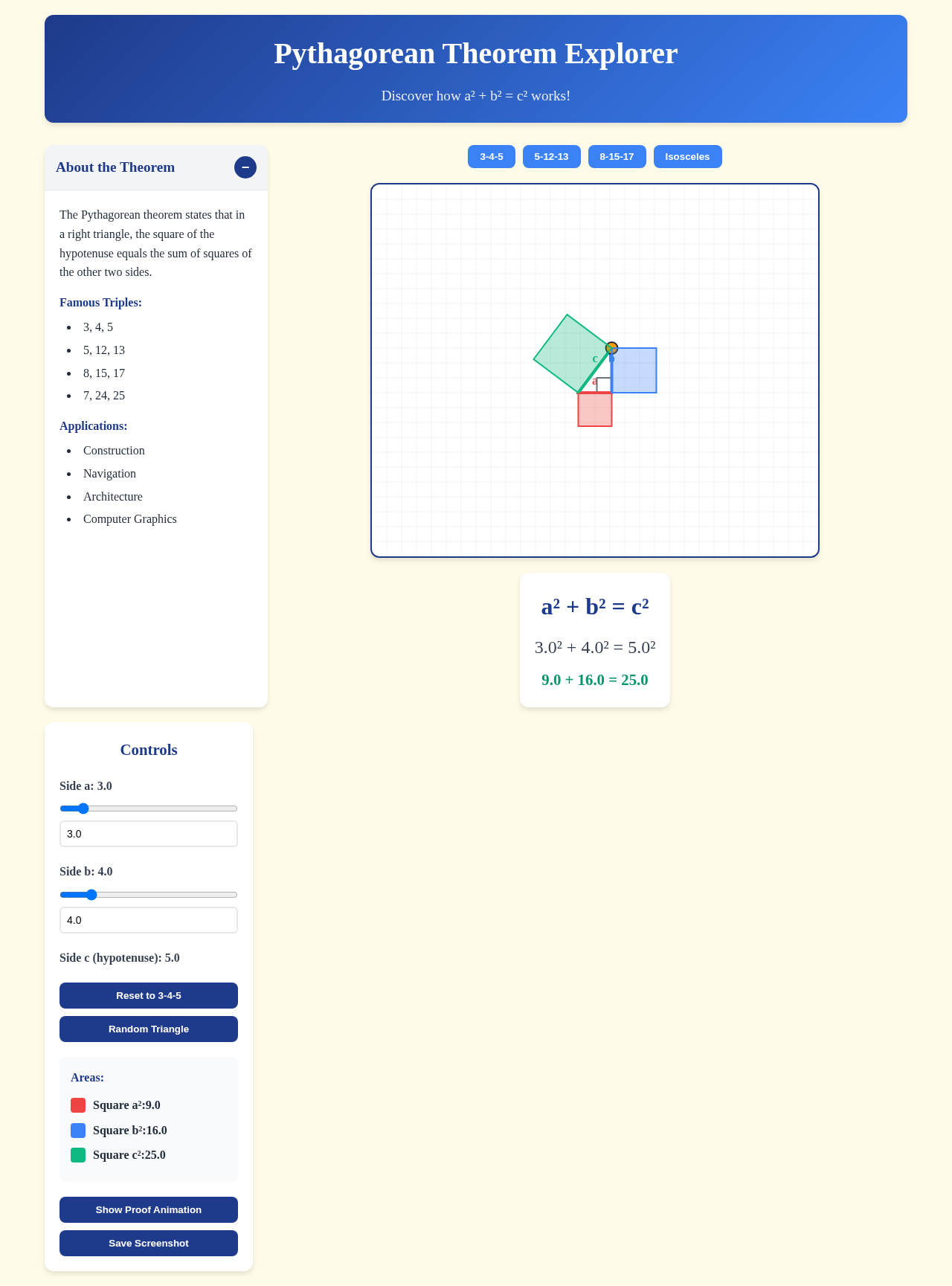 pythagoras app