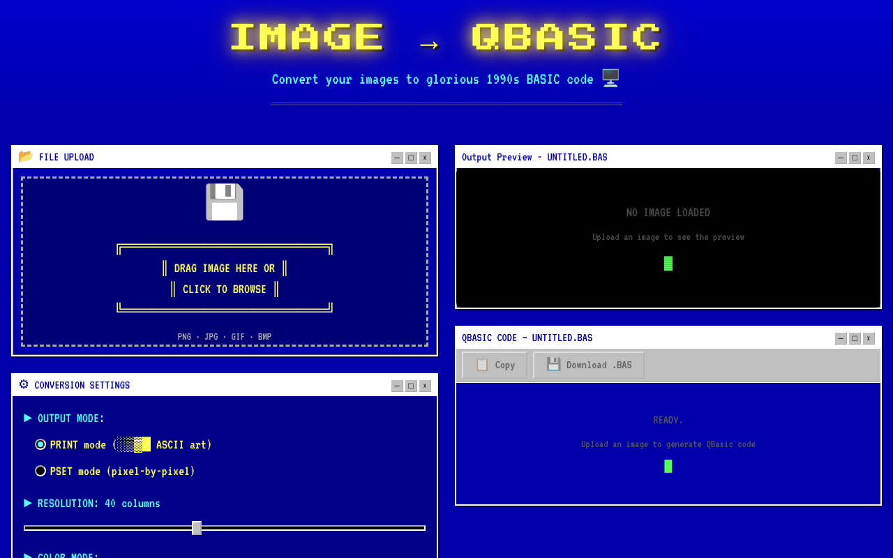 qbasic-art app
