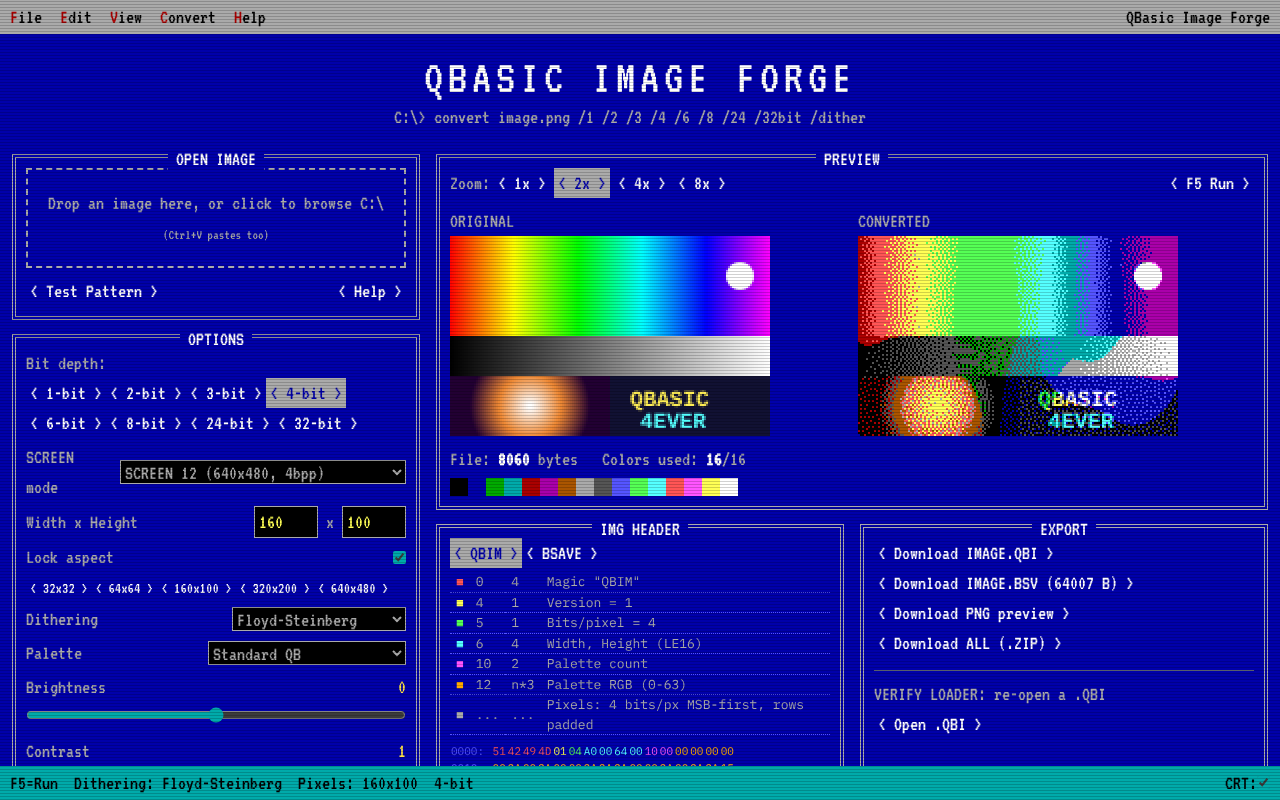 qbasic-image-forge app