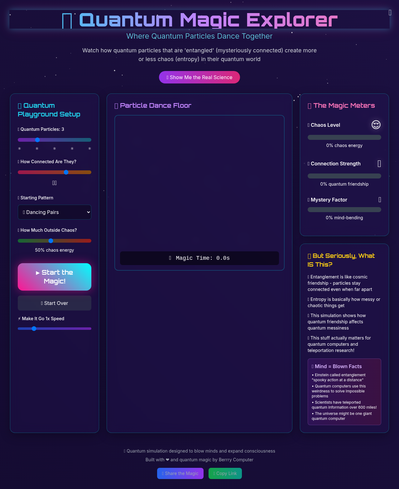 Quantum Magic Explorer screenshot