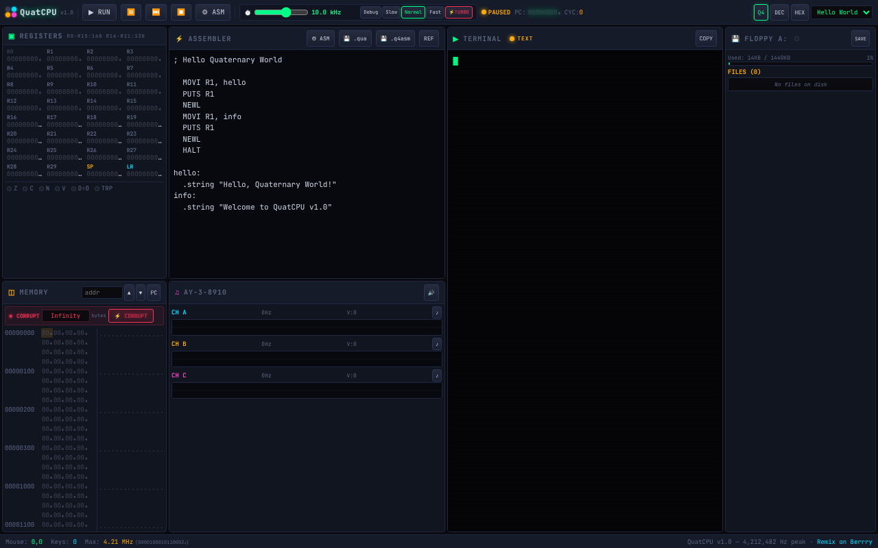 quatcpu-turbo app
