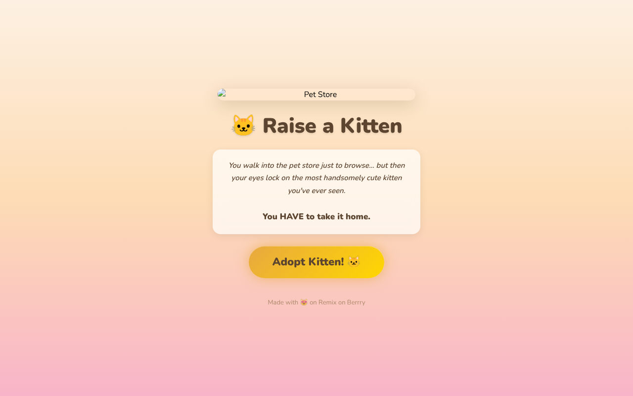 raiseakitten app