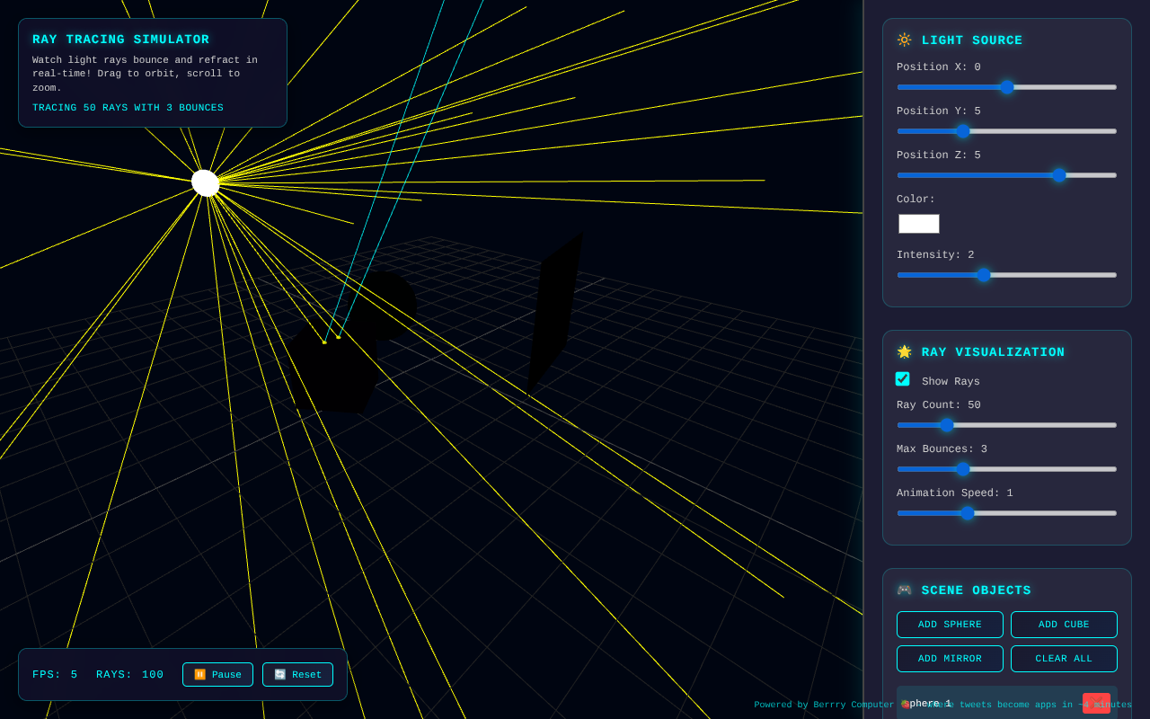 raytracer app