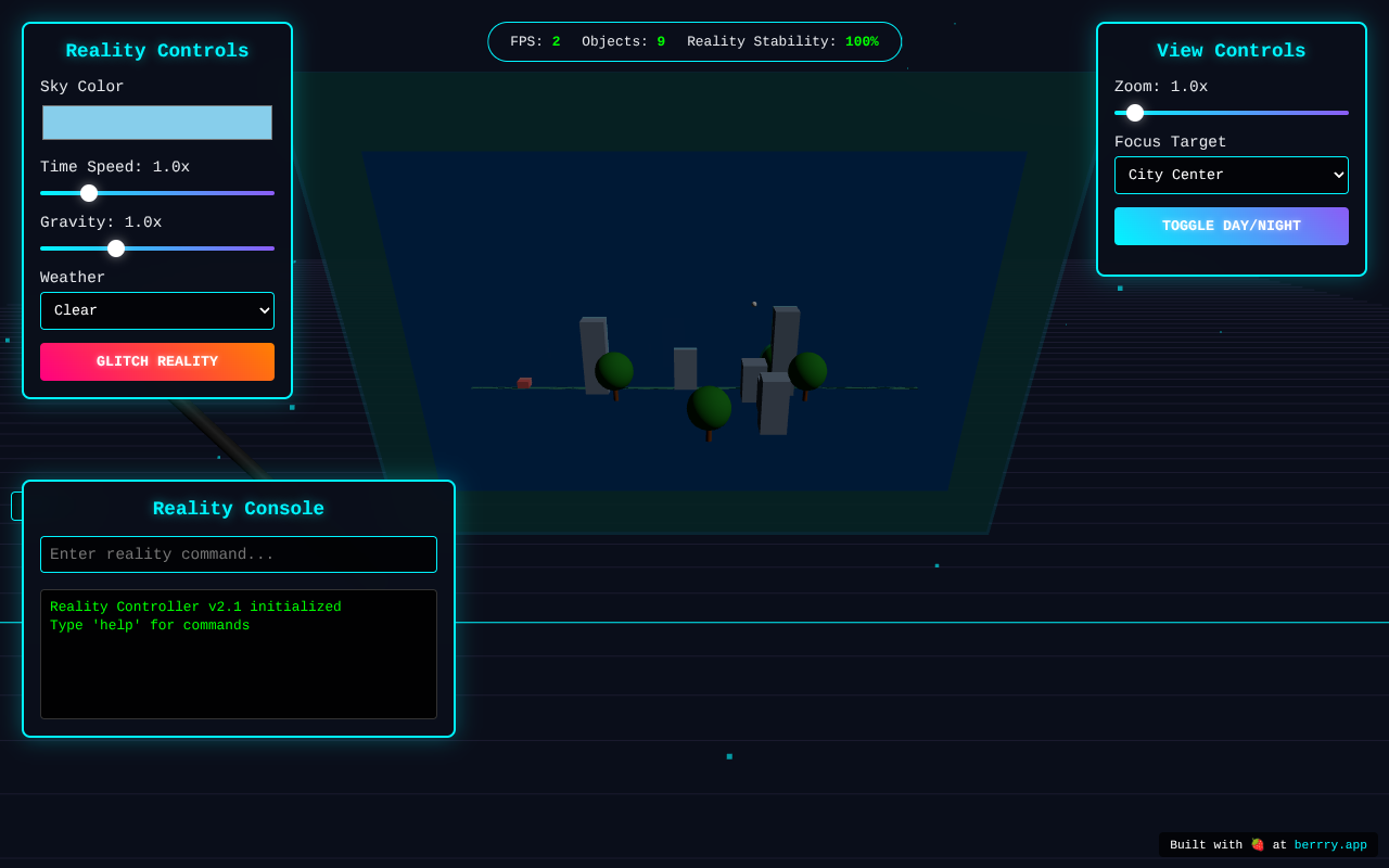 realitycontrol app