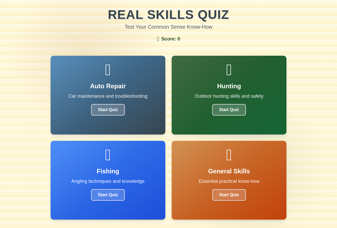 realskillsquiz app