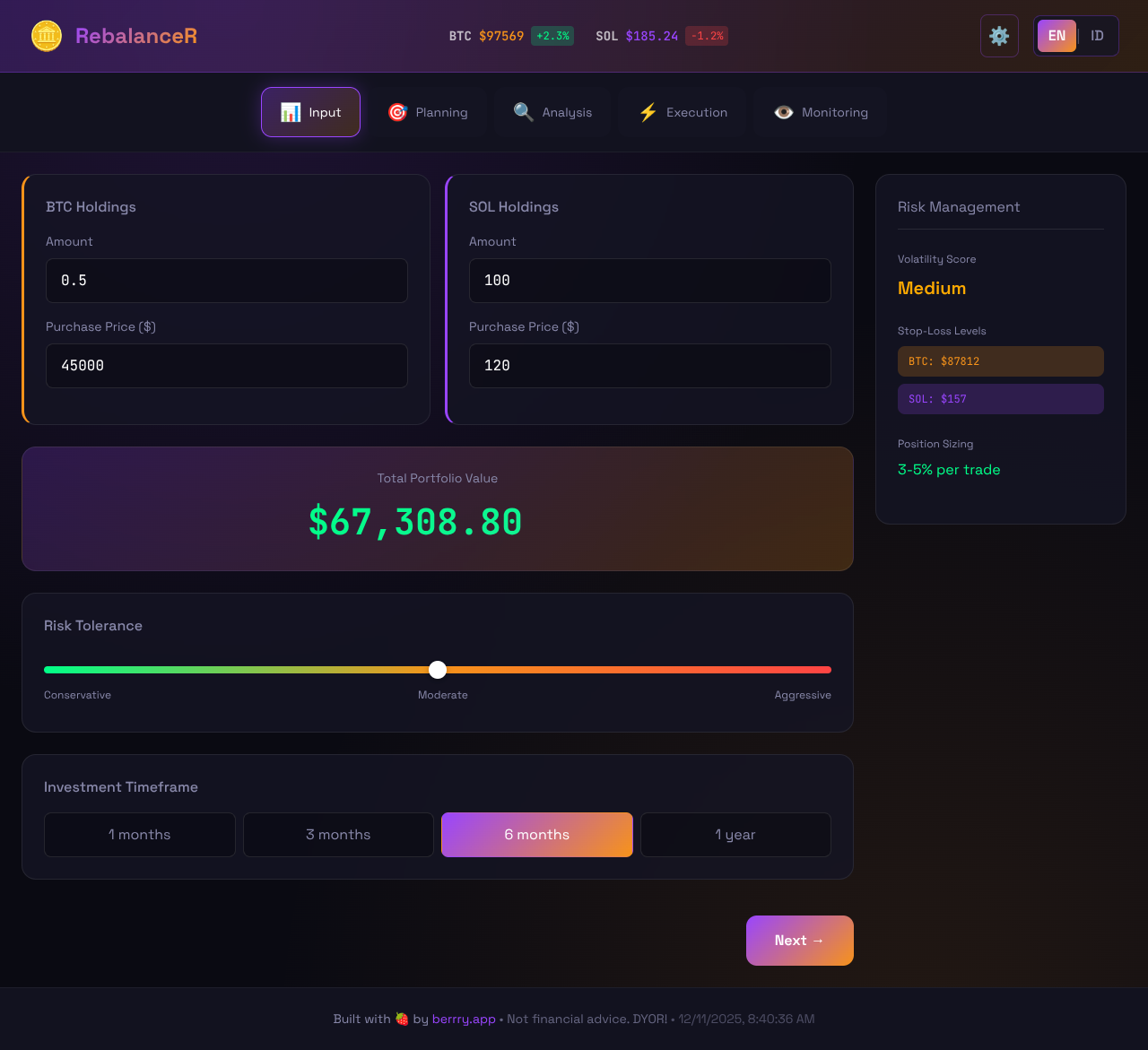 rebalancer app