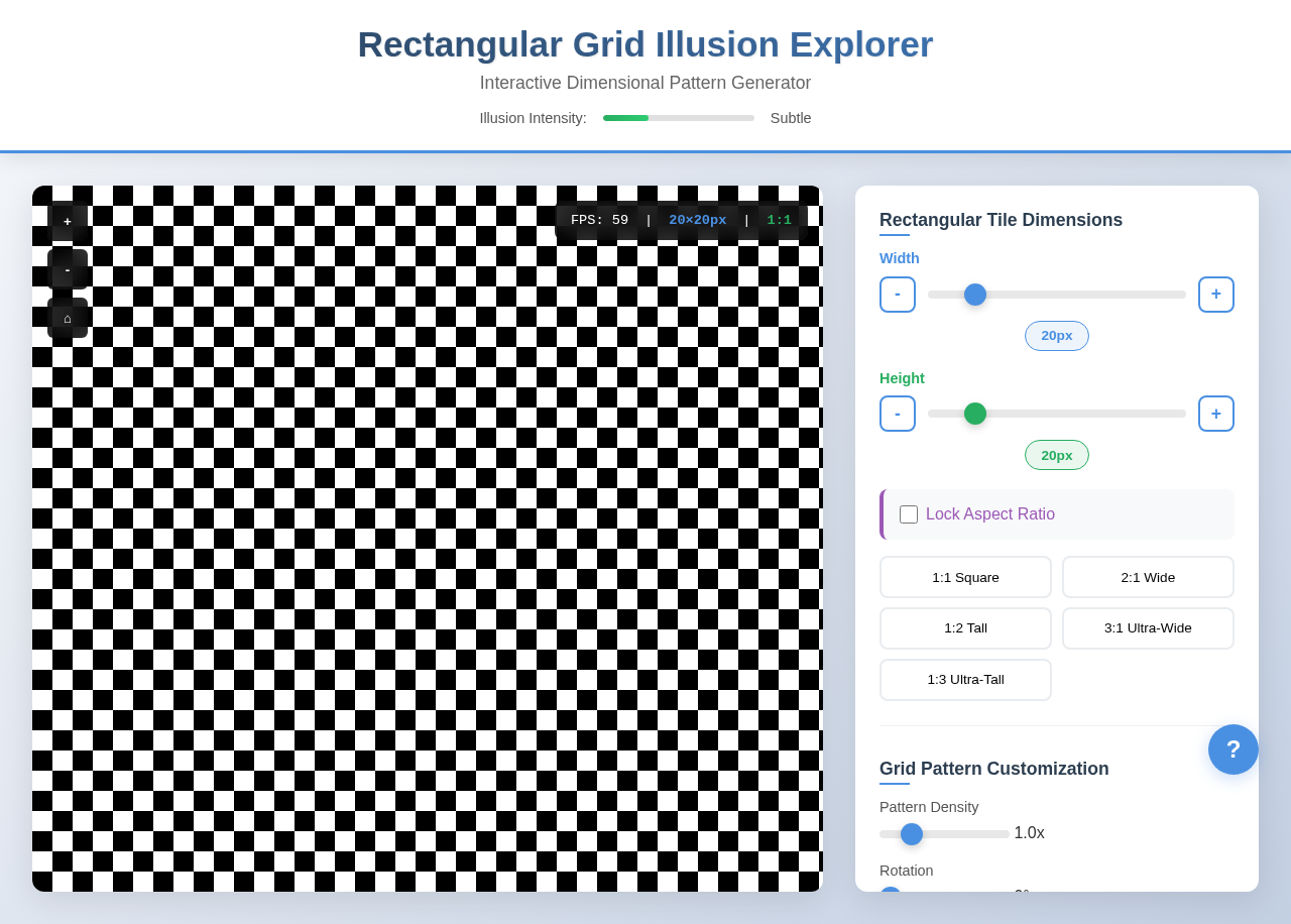 Grid Illusion Playground screenshot