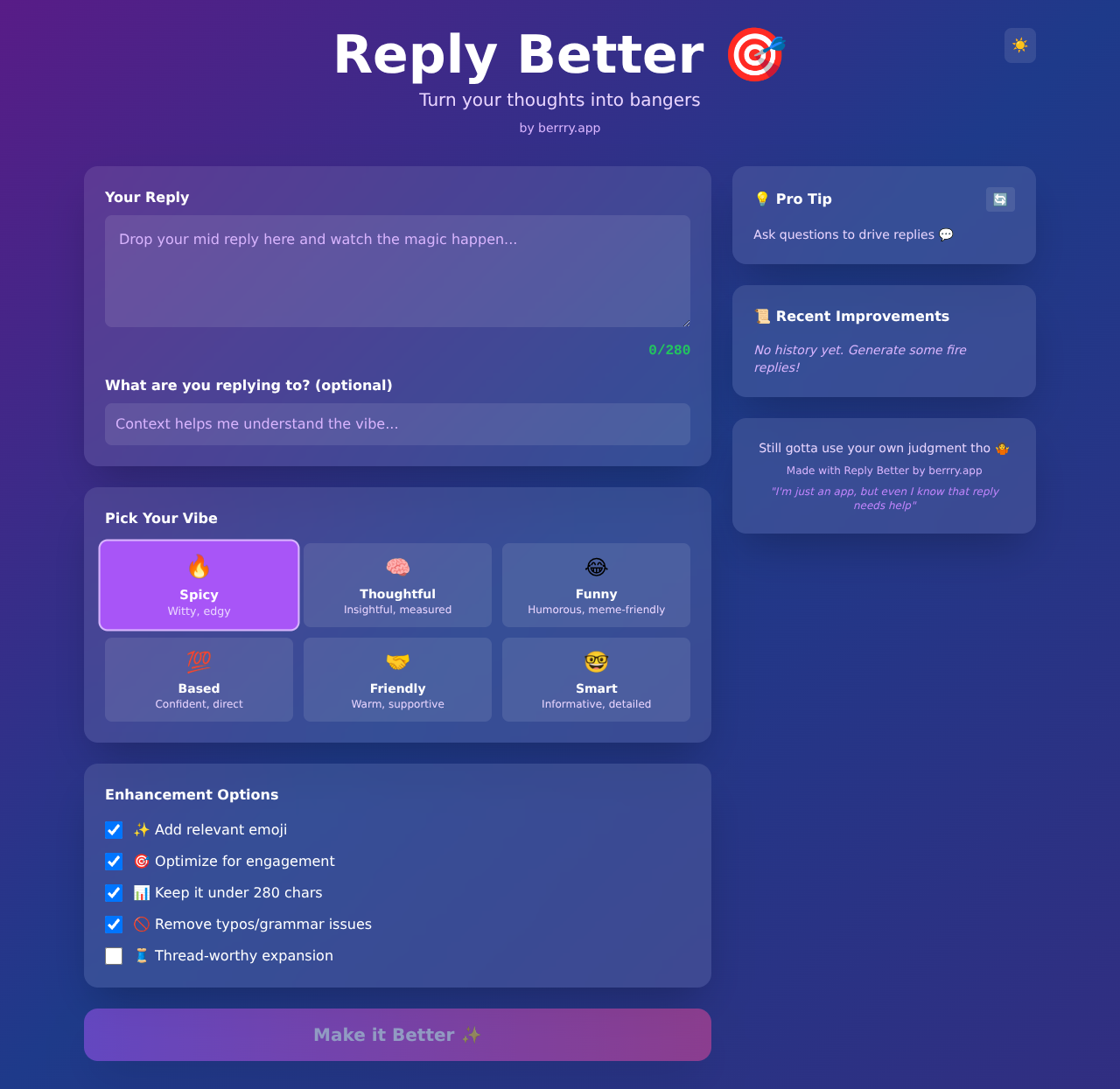 replybetter app