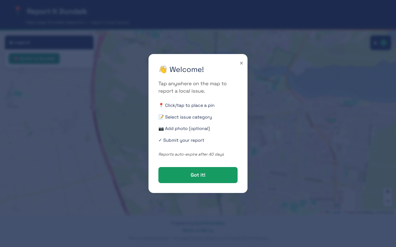 reportitdundalk app