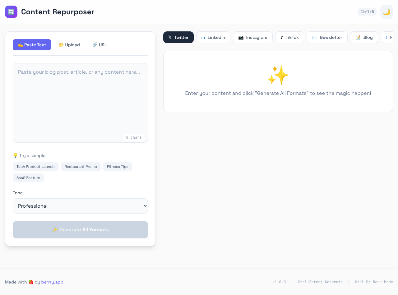 repurpose app