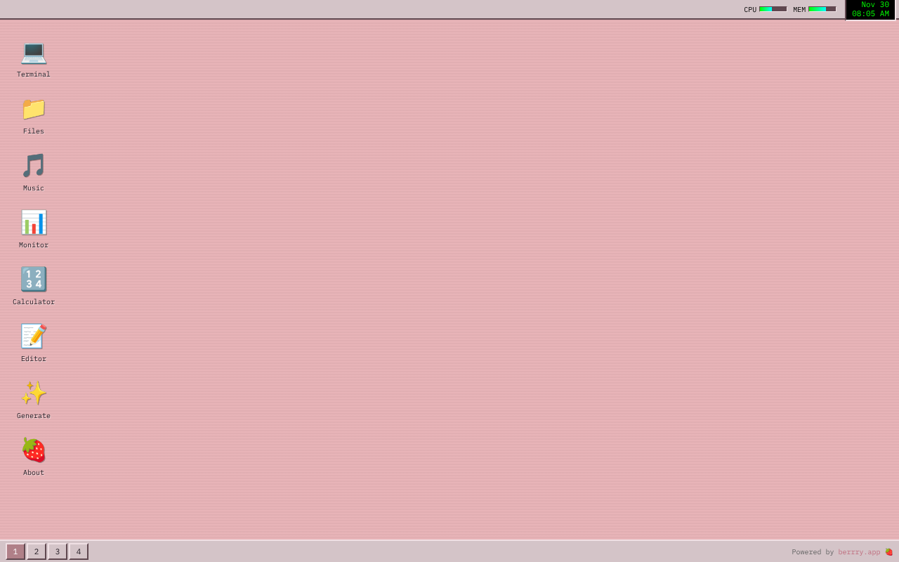 retro-desktop app