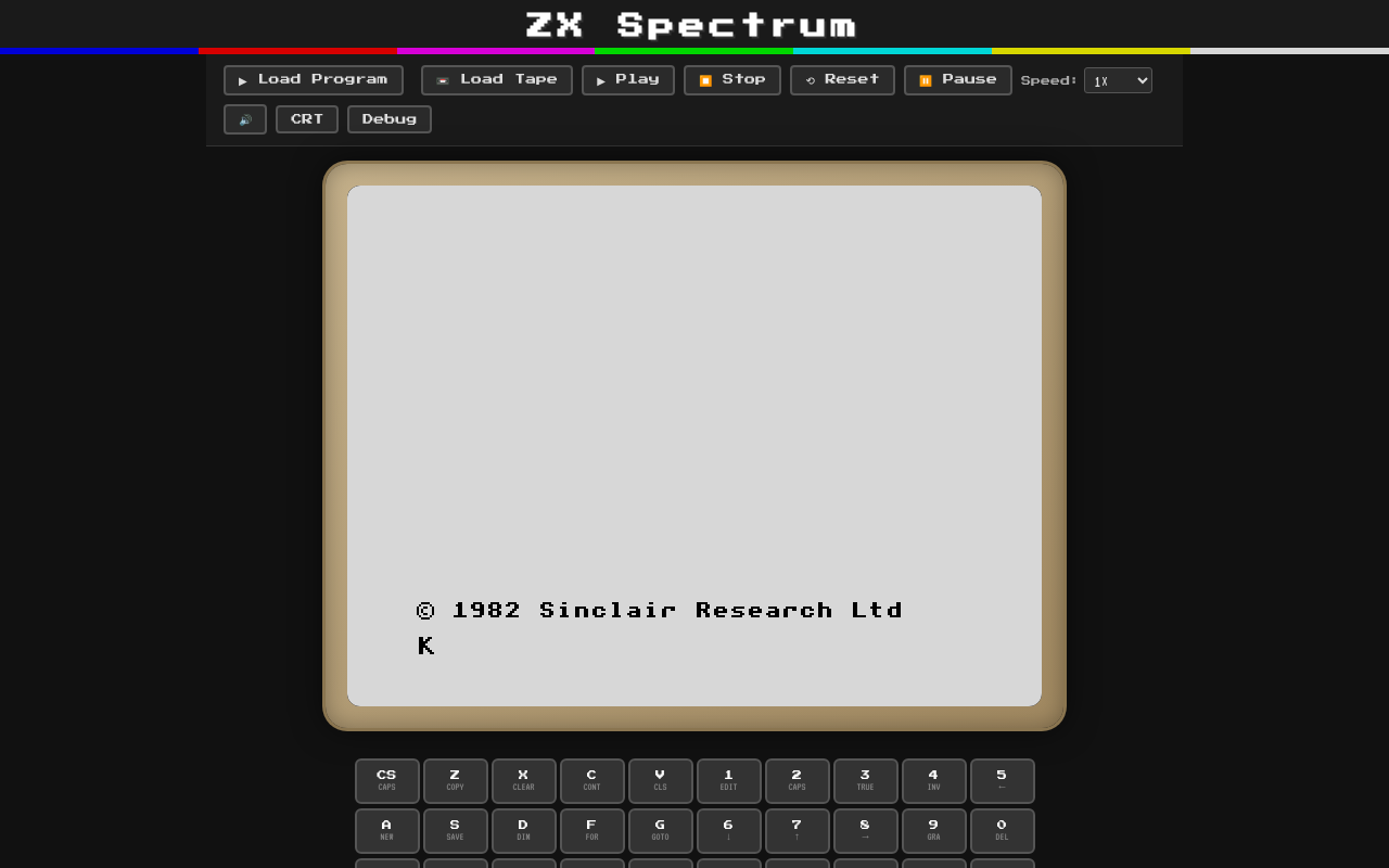 retro-speccy app