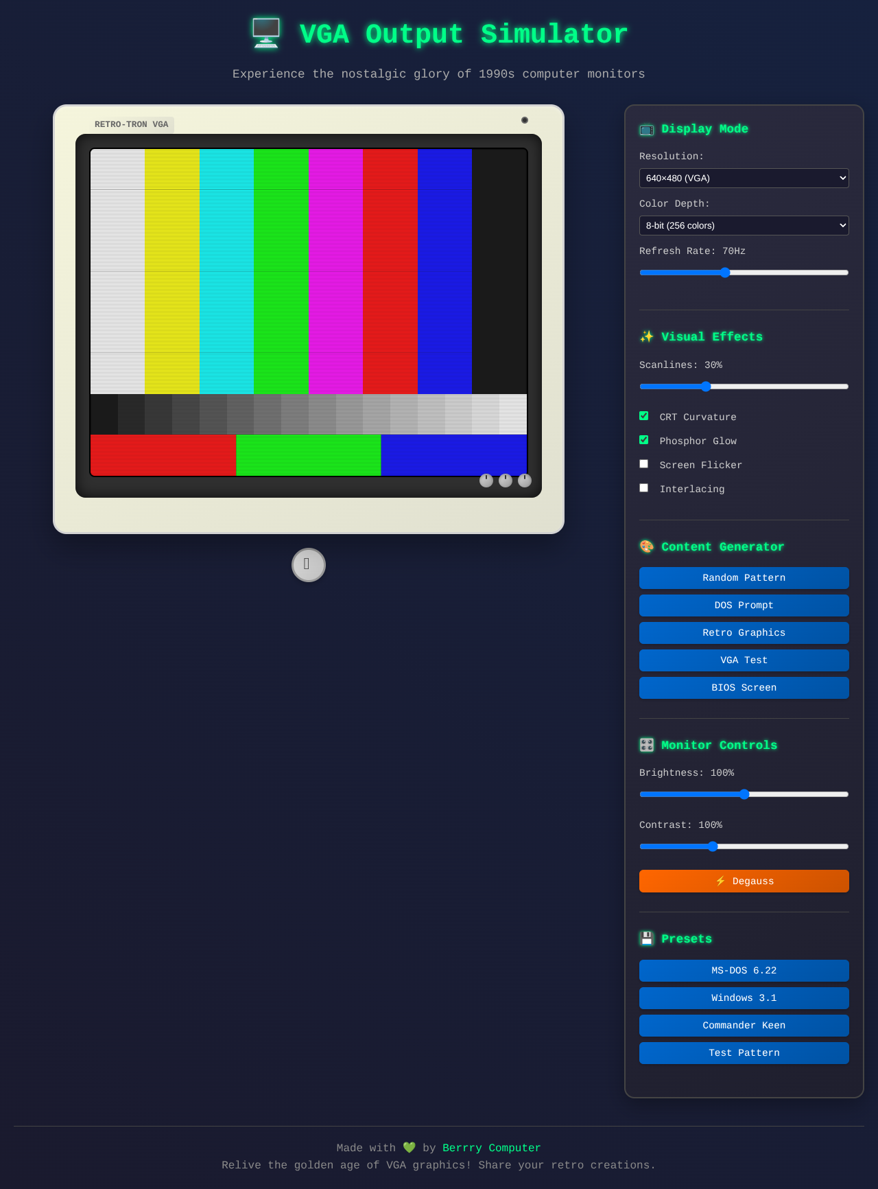 retrocrt app
