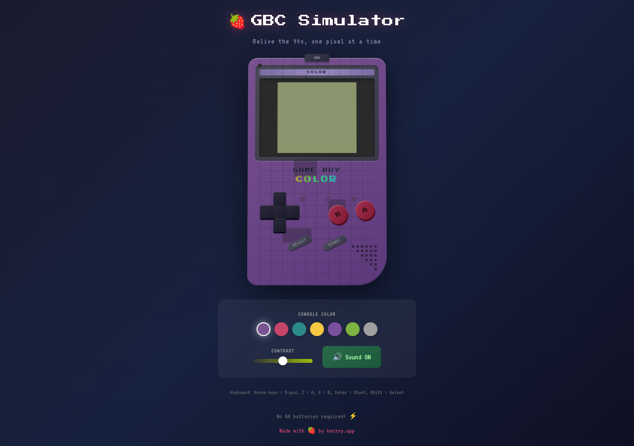 GBC Simulator screenshot
