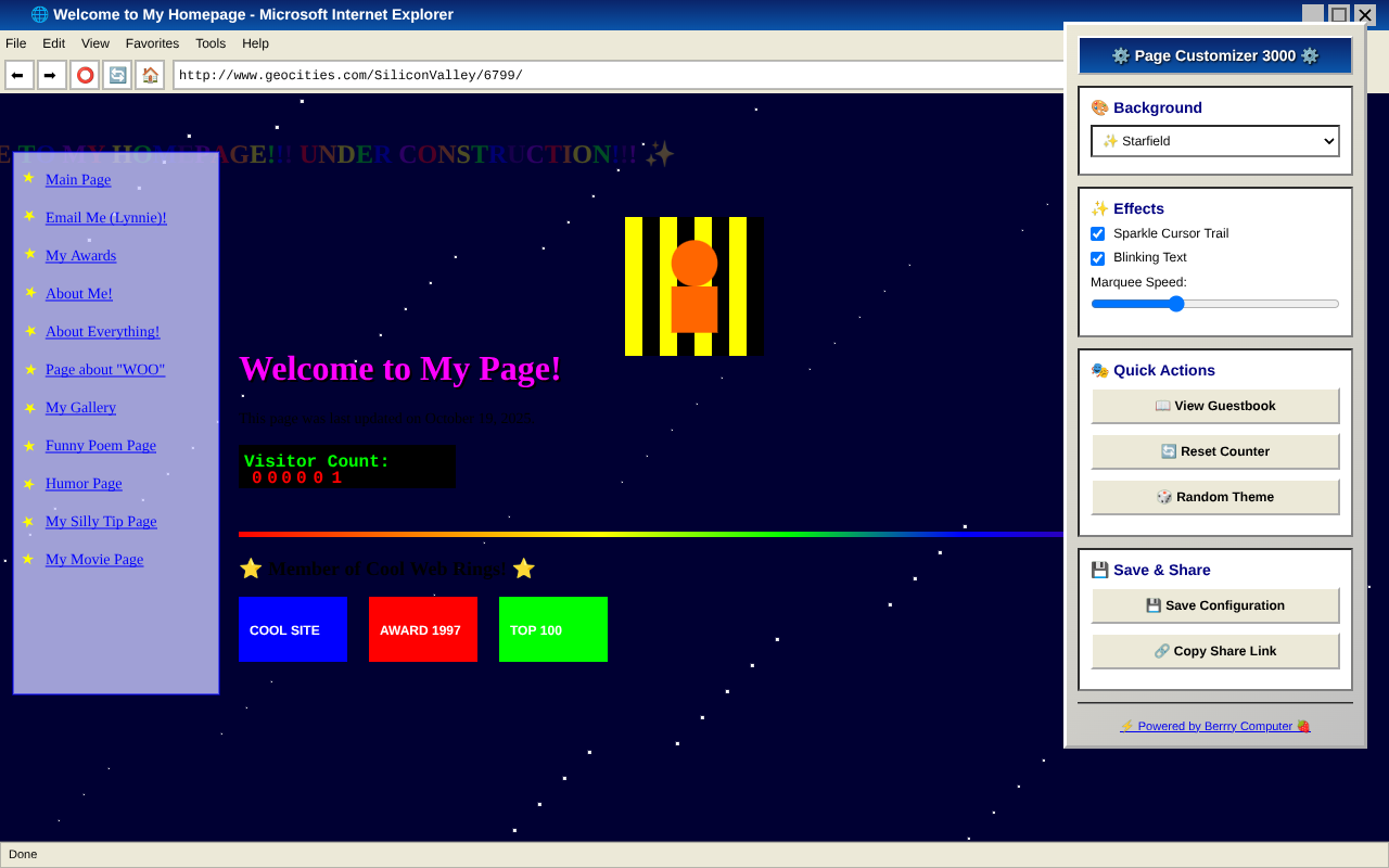 retroweb app