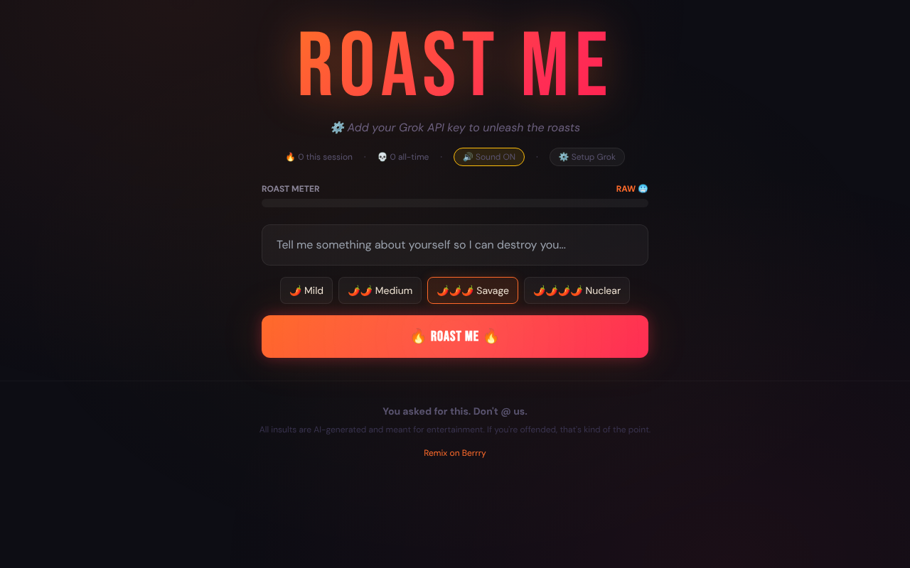 roastme app