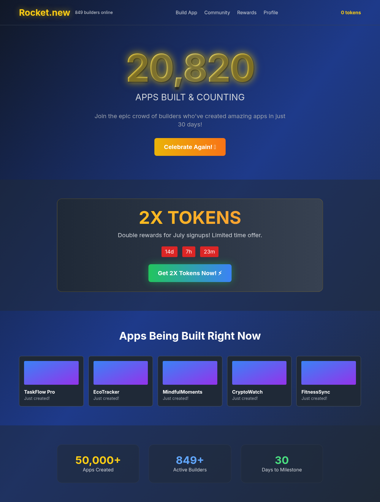 rocket50k app