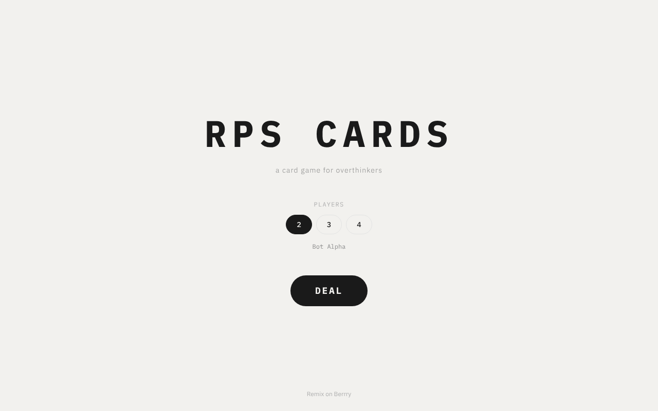 rps-cards app