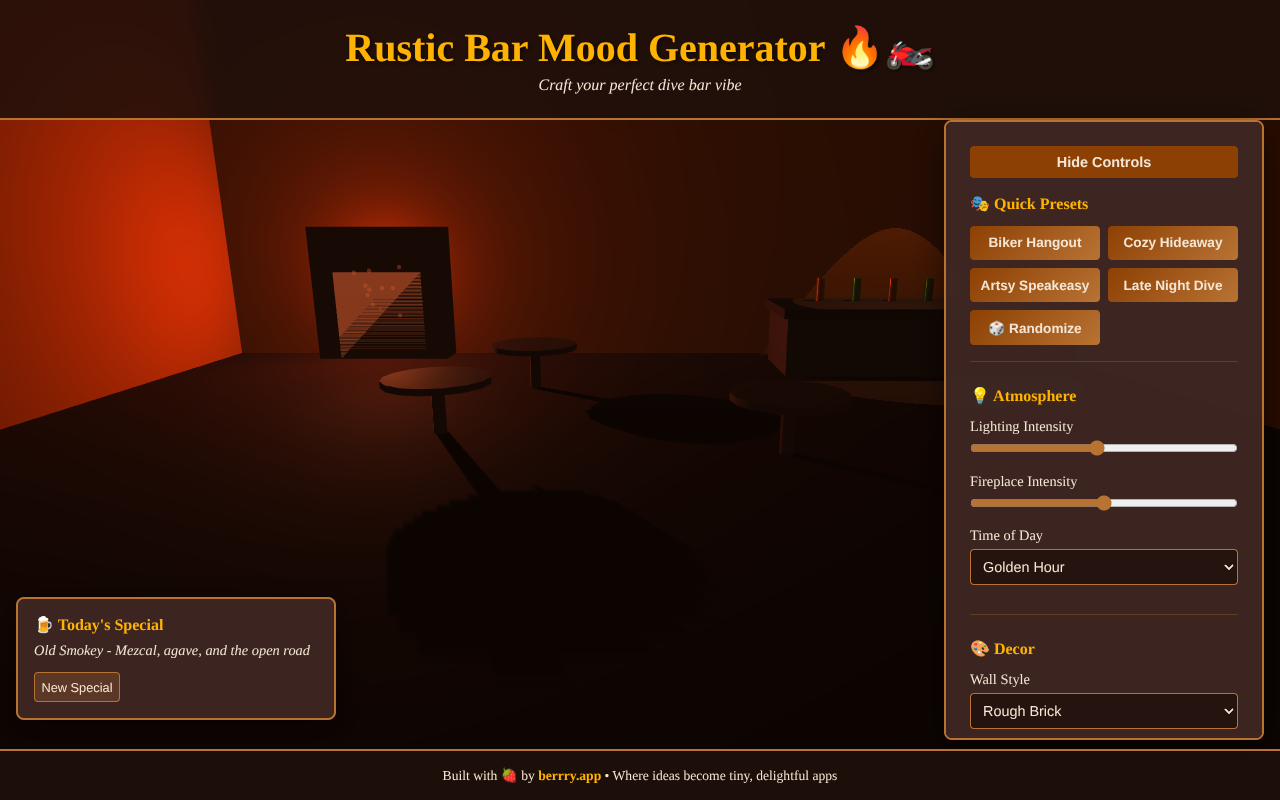 rusticbar app