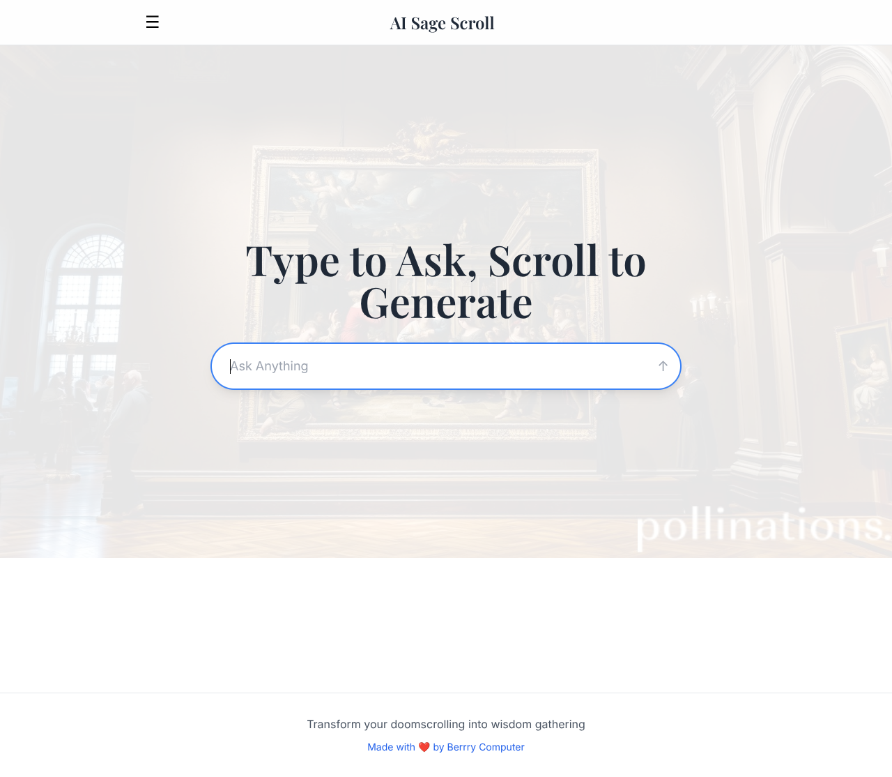 sagescroll app