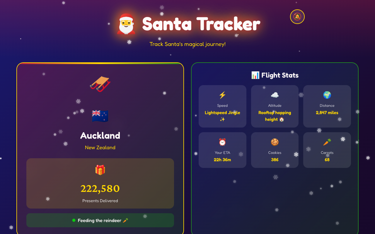 santatracker app