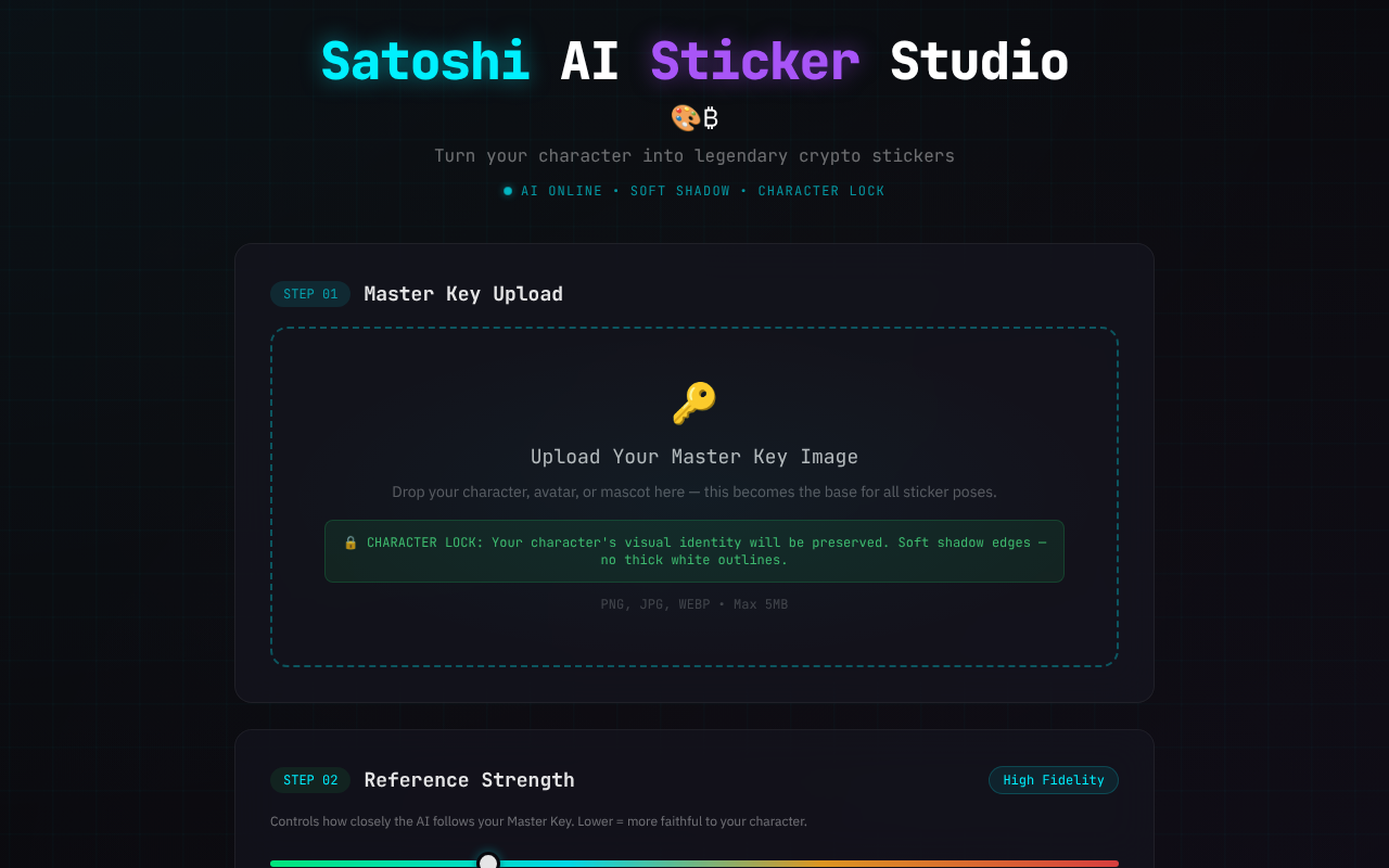 satoshi-sticker-studio app