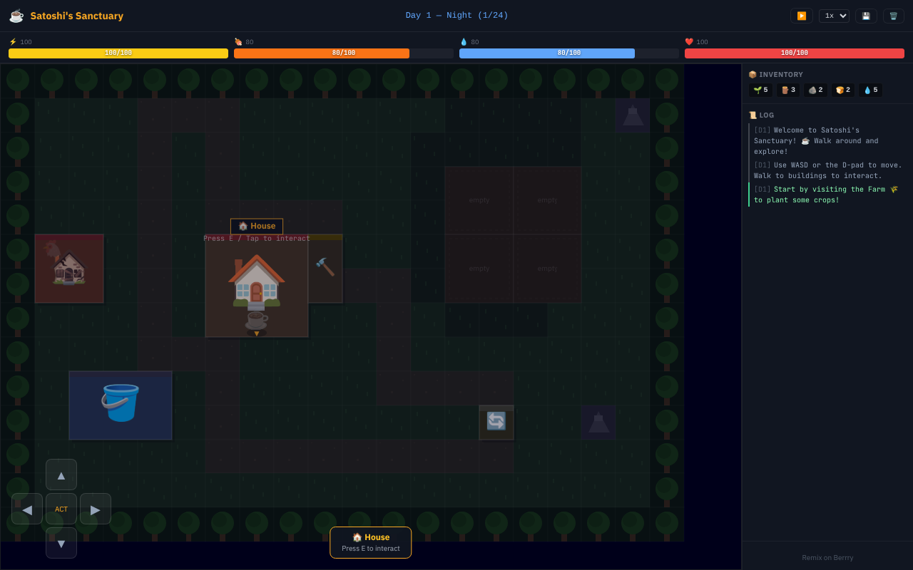 satoshis-sanctuary app