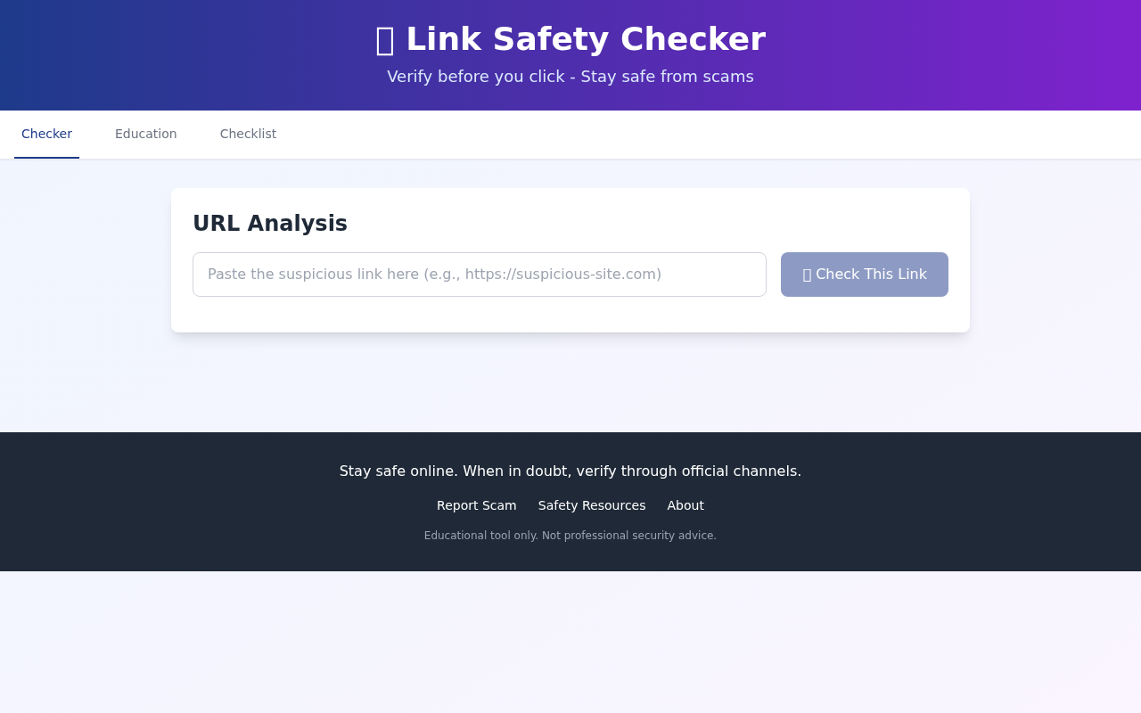 scamchecker app