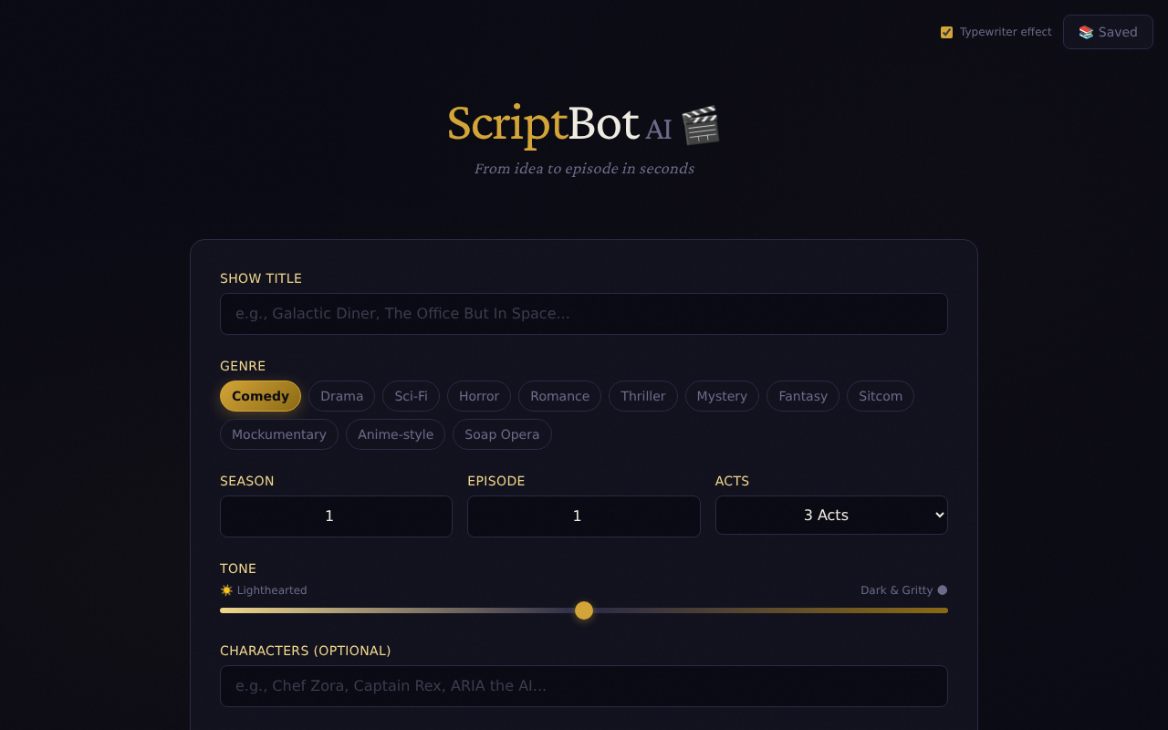 scriptbot app