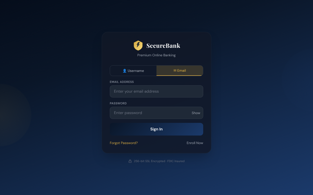 securebank-app app