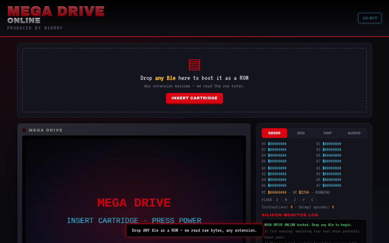 Mega Drive Online screenshot