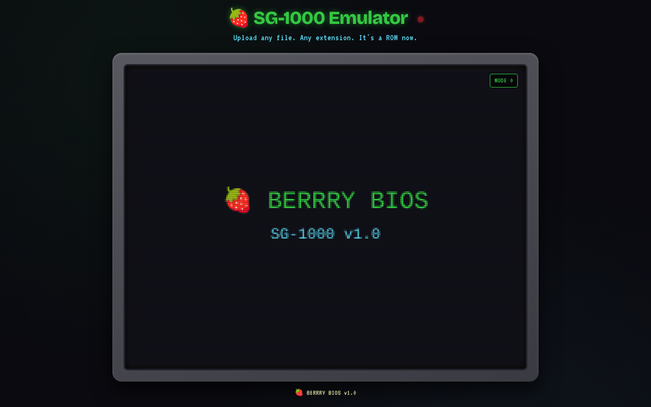 sg-1000-emulator-berrry app