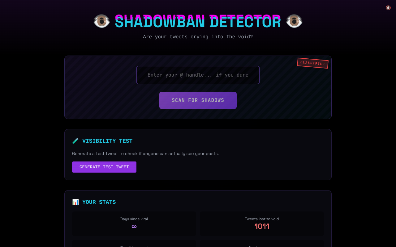 shadowban app