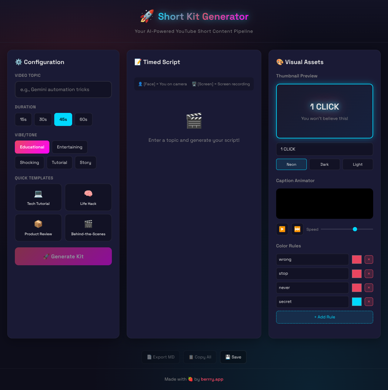 shortkit app