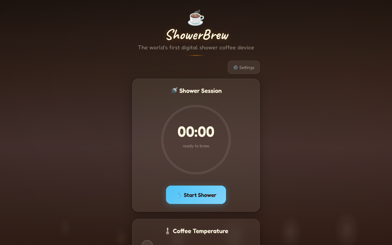 showerbrew app